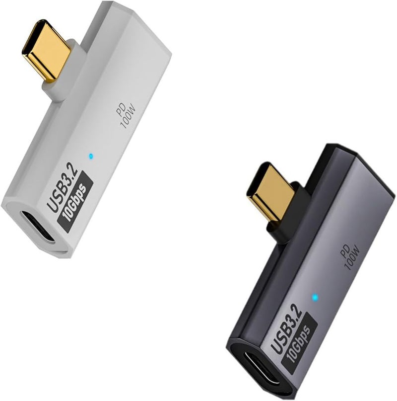 Gray 100W USB C Fast Charging Adapter With 10Gbps Data Transfer For Phone Laptop - Image 5